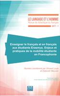 Enseigner le français et en français aux étudiants Erasmus, Enjeux et pratiques de la mobilité étudiante en Francophonie - 2017 - 52.1