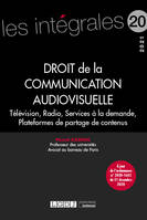 Droit de la communication audiovisuelle, Télévision, radio, services à la demande, plateformes de partage de contenus