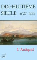 DHS 1995 - numéro 27 - L'Antiquité