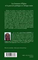 Les hommes d'Eglise et le pouvoir politique en Afrique noire, l'exemple de Mgr Bernard Yago, Côte d'Ivoire