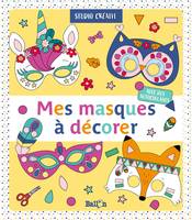 Mes masques à décorer - Jaune