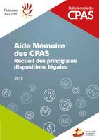 Aide-mémoire des CPAS, Recueil des principales dispositions légales