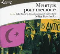 Meurtres pour mémoire