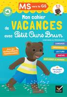 Cahier de vacances Petit Ours Brun 2022 MS vers GS 4/5 ans