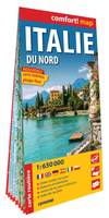 Italie du Nord 1/650.000 (carte grand format laminée)