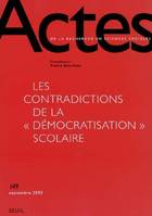 Actes de la recherche en sciences sociales, n° 149, Les Contradictions de la 