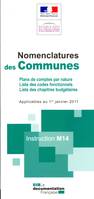 Nomenclatures des communes, plans de comptes par nature, liste des codes fonctionnels, liste des chapitres budgétaires