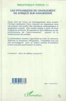 Les dynamiques du changement en Afrique sub-saharienne, Freins et impulsions