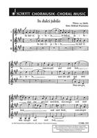 In dulci jubilo, Imitatorische Motette (14. Jh.). equal voices (SMezA). Partition de chœur.