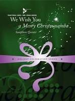 We Wish You a Merry Christmasamba, 5 saxophones (AATTBar). Partition et parties.