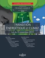 Transition énergétique et climat - 1re ed., Loi du 8 novembre 2019