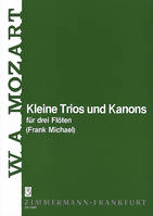 Petits trios et canons, 3 flutes.