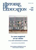 Histoire de l'éducation, n°130/2011