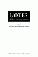 Notes, Études sur l'annotation en littérature