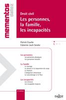 Droit civil. Les personnes, la famille, les incapacités - 8e éd., Mémentos