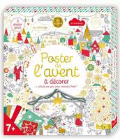 Poster de l'avent à décorer, 1 activité par jour pour attendre Noël