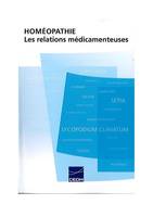 Homéopathie, Les relations médicamenteuses