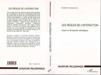 Les règles de l'interaction, Essais de philosophie sociologique