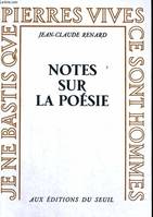 Notes sur la poésie