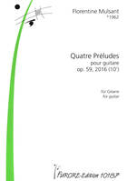 Quatre Préludes op. 59