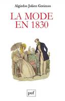 La mode en 1830, Langage et société : écrits de jeunesse