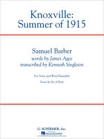 Knoxville: Summer Of 1915, Score