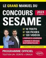 Le Grand Manuel du concours SESAME (écrits + oraux) Edition 2023