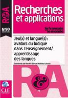 Jex et langue Recherche et application