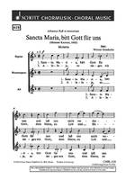 Sancta Maria, bitt Gott für uns, (Mainzer Kantual, 1605) Motette. female choir or children's choir (SMezA). Partition de chœur.