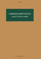 HPS 1430, Night's Black Bird, HPS 1430. orchestra. Partition d'étude.