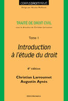 Tome 1, Introduction à l'étude du droit, Traité de droit civil, Introduction à l'étude du droit