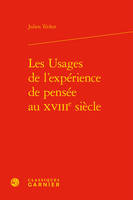 Les usages de l'expérience de pensée au XVIIIe siècle