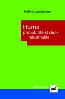 Hume. Probabilité et choix raisonnable