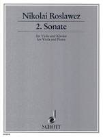 Sonata No. 2, Erstausgabe. viola and piano.