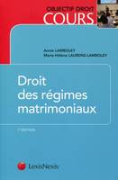 droit des regimes matrimoniaux