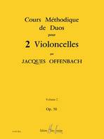 Cours méthodique de duos pour deux violoncelles Op.50 Vol.2, 2 violoncelles