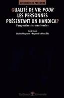 Qualité de vie pour les personnes présentant un handicap, perspectives internationales