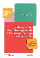 LA DISSERTATION DE CULTURE GENERALE A L'