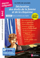 Déclaration des droits de la femme et de la citoyenne de Olympe de Gouges - Français 1re 2024 - Parcours Écrire et combattre pour l'égalité-BAC général et techno - Édition intégrale