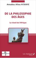 De la philosophie des âges, Le réveil de l'Afrique