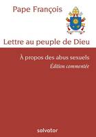 Lettre au peuple de Dieu, A propos des abus sexuels