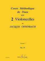 Cours méthodique de duos pour deux violoncelles Op.50 Vol.1, 2 violoncelles