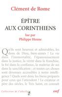 Clément de Rome : Épître aux Corinthiens
, Lue par par Philippe Henne