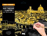 Maxi-tableaux à gratter Paris-Florence