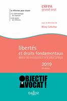 Libertés et droits fondamentaux 2019. Maîtrise des connaissances et de la culture juridique - 25e é, maîtrise des connaissances et de la culture juridique