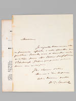 [ Lettre autographe signée - On joint le Discours de Berriat-Saint-Prix prononcé aux Funérailles de M. William Edwards : ] 1 L.A.S. d'une page, adressée à M. Sivial, rue Caumartin : 