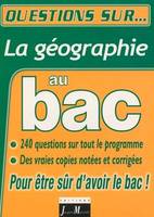 La géographie au bac