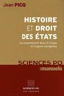 Histoire et Droit des Etats, La souveraineté dans le temps et l'espace européens