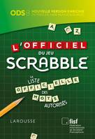 L'officiel du jeu Scrabble / la liste officielle des mots autorisés par la Fédération internationale, La liste officielle des mots autorisés