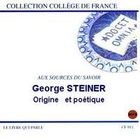 ORIGINE ET POETIQUE / 1 CD MP3